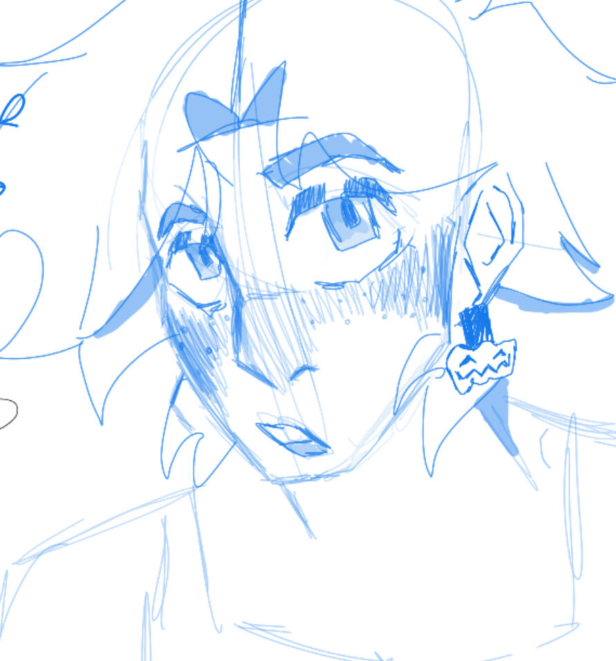 A sketch portrait done for Skye Hall A sketch portrait done for Skye Hall